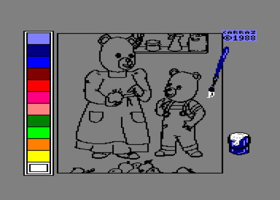 Les Petits Coloriages Malins - Volume 1 Screenshot 5 (Amstrad CPC464)