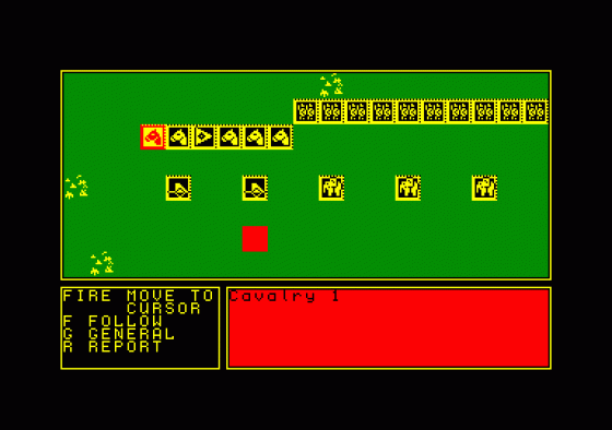 Encyclopedia Of War: Ancient Battles Screenshot 1 (Amstrad CPC464)