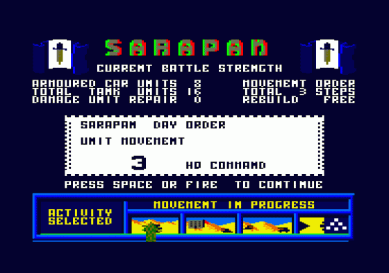 Tank Attack Screenshot 5 (Amstrad CPC464)