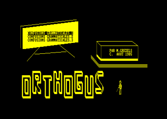 Orthogus - Tome 2 Screenshot 5 (Amstrad CPC464)