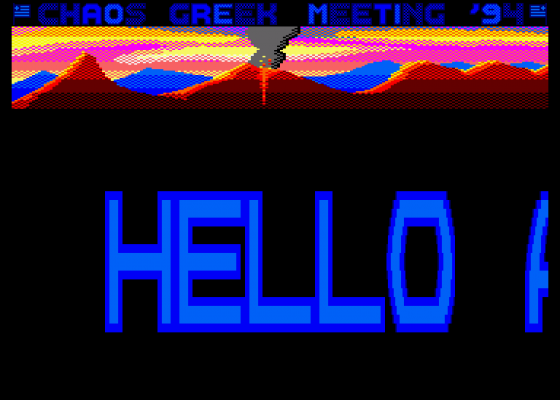 Greek Meeting 1 Screenshot 5 (Amstrad CPC464)