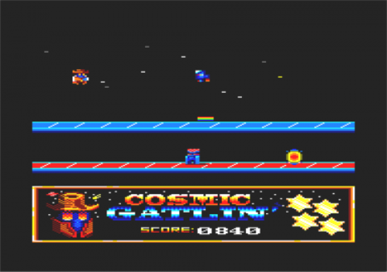 Cosmic Gatlin' Screenshot 5 (Amstrad CPC464/664/6128)