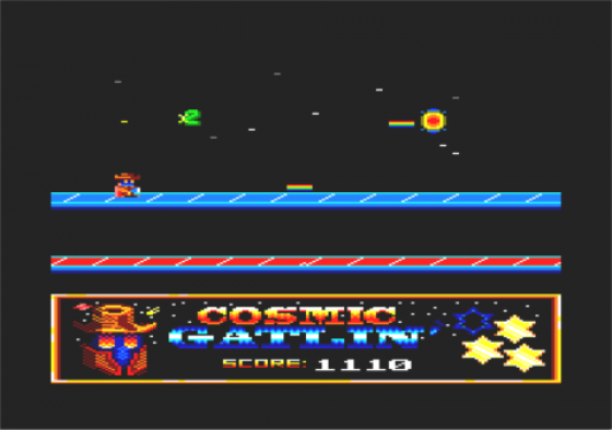 Cosmic Gatlin' Screenshot 6 (Amstrad CPC464/664/6128)