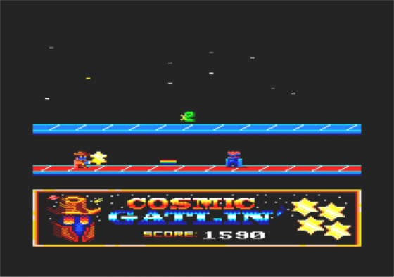 Cosmic Gatlin' Screenshot 8 (Amstrad CPC464/664/6128)