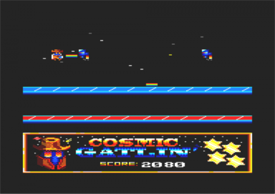 Cosmic Gatlin' Screenshot 9 (Amstrad CPC464/664/6128)