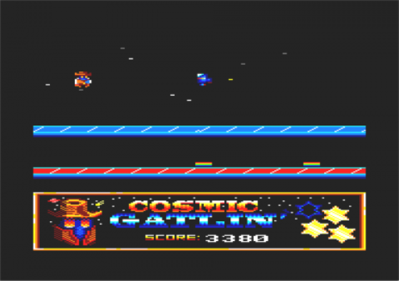 Cosmic Gatlin' Screenshot 13 (Amstrad CPC464/664/6128)