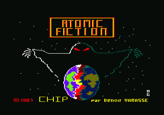 Atomic Fiction And Zarxas Screenshot 1 (Amstrad CPC464)