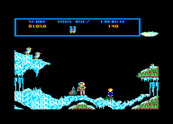 Menace Sur L'Arctique Screenshot 5 (Amstrad CPC464)