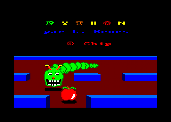 Penggy + Python Screenshot 1 (Amstrad CPC464)