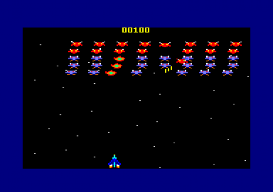 Galachip Screenshot 1 (Amstrad CPC464)