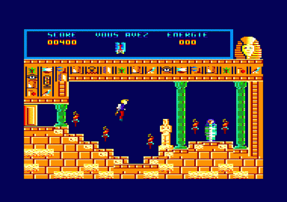 Le Talisman D Osiris Screenshot 5 (Amstrad CPC464)