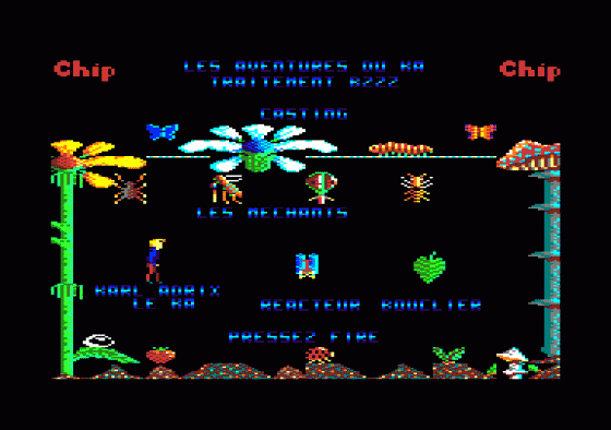 Traitement Bzzz Screenshot 5 (Amstrad CPC464)