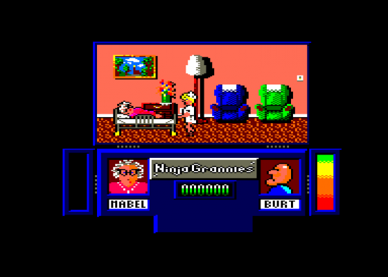 Ninja Grannies Screenshot 5 (Amstrad CPC464)