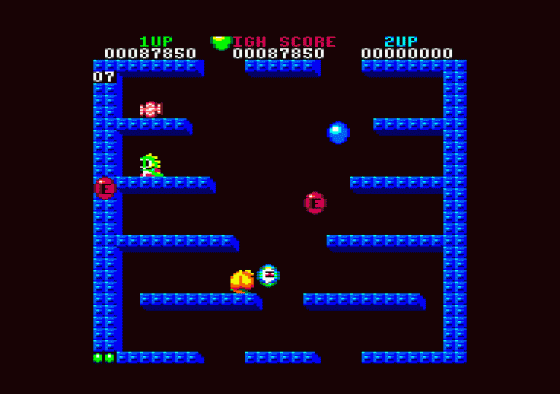 Bubble Bobble Screenshot 10 (Amstrad CPC464)