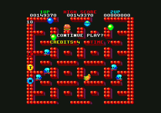 Bubble Bobble Screenshot 23 (Amstrad CPC464)