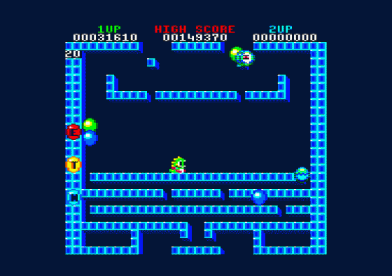 Bubble Bobble Screenshot 27 (Amstrad CPC464)