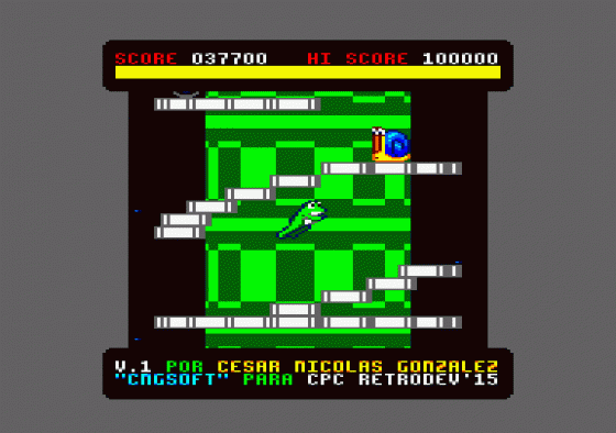 Frogalot Screenshot 5 (Amstrad CPC464)