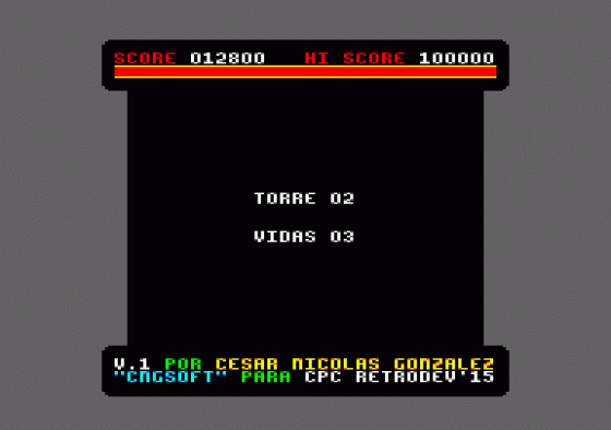 Frogalot Screenshot 8 (Amstrad CPC464)