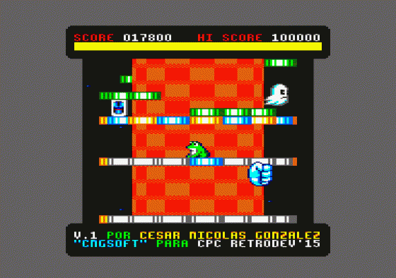 Frogalot Screenshot 10 (Amstrad CPC464)