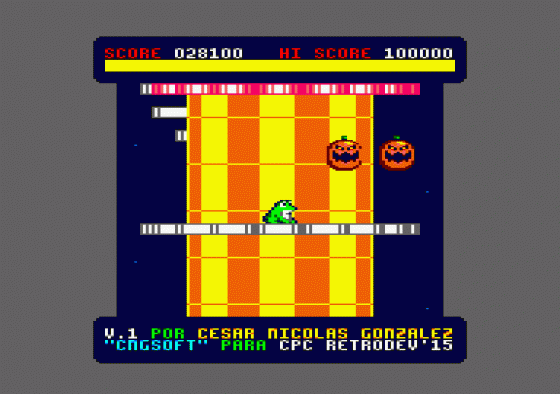 Frogalot Screenshot 11 (Amstrad CPC464)