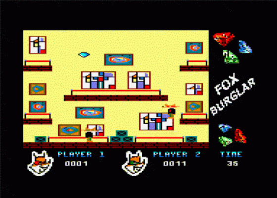 Fox Burglar Screenshot 5 (Amstrad CPC464)