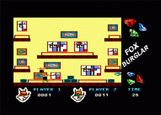 Fox Burglar Screenshot 6 (Amstrad CPC464)