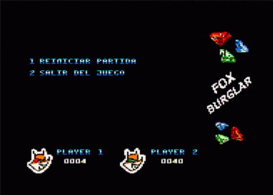 Fox Burglar Screenshot 8 (Amstrad CPC464)