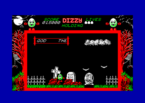 Dizzy ! - The Ultimate Cartoon Adventure Screenshot 5 (Amstrad CPC464)