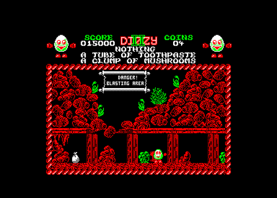 Dizzy II - Treasure Island Dizzy Screenshot 5 (Amstrad CPC464)