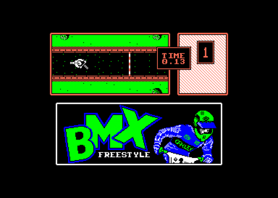 Freestyle BMX Simulator Screenshot 5 (Amstrad CPC464)