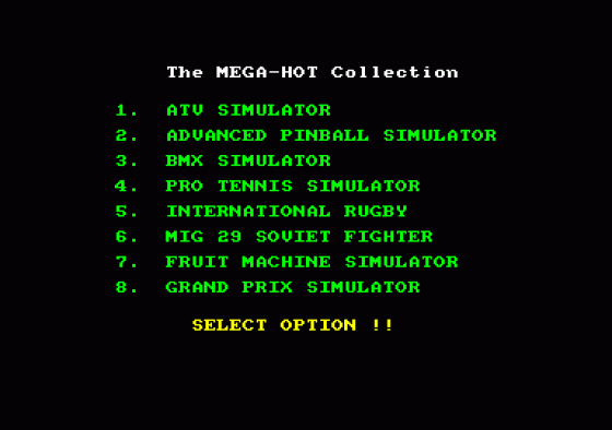 The Mega Hot Collection Screenshot