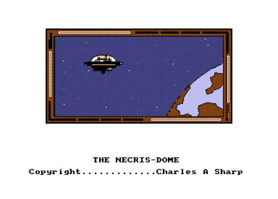 The Necris-Dome Screenshot 1 (Amstrad CPC464)