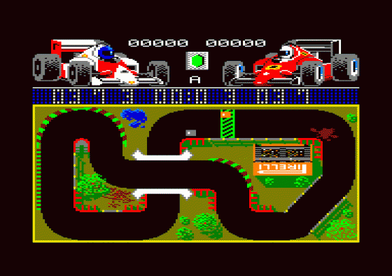 Grand Prix Simulator Screenshot 2 (Amstrad CPC464)