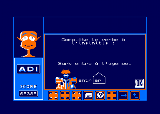 Adi Francais Ce1 Screenshot 5 (Amstrad CPC464)