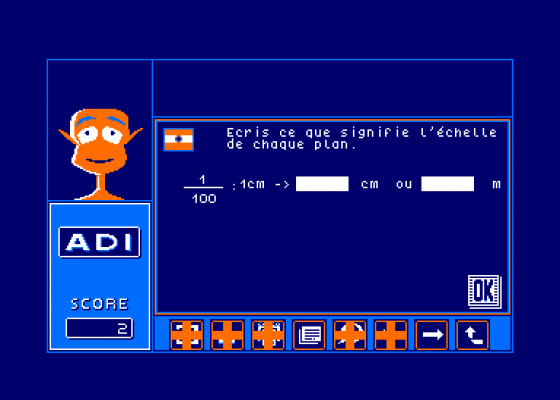 Adi Mathematiques Cm1 Screenshot 5 (Amstrad CPC464)