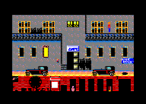 James Debug - Le Mystere De Paris Screenshot 1 (Amstrad CPC464)