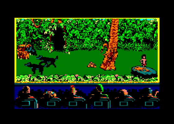 Jungle Book Screenshot 1 (Amstrad CPC464)