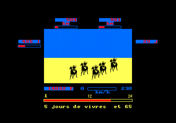 Raid Sur Tenere Screenshot 5 (Amstrad CPC464)