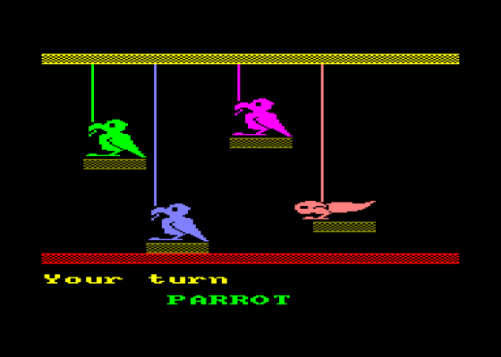 Parrot Screenshot 1 (Amstrad CPC464)