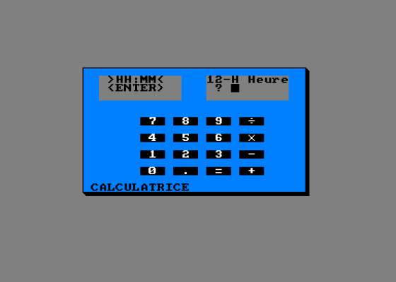 Calculator Screenshot 1 (Amstrad CPC464)