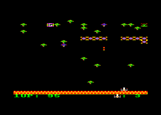Centipods Screenshot 1 (Amstrad CPC464)