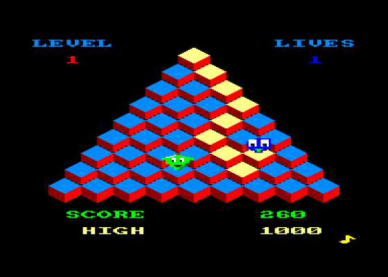 Cube Wars Screenshot 1 (Amstrad CPC464)