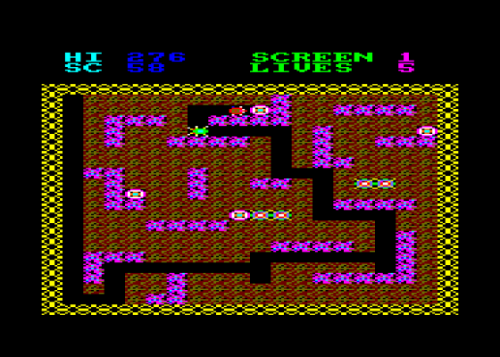 Hungry Snappers Screenshot 1 (Amstrad CPC464)