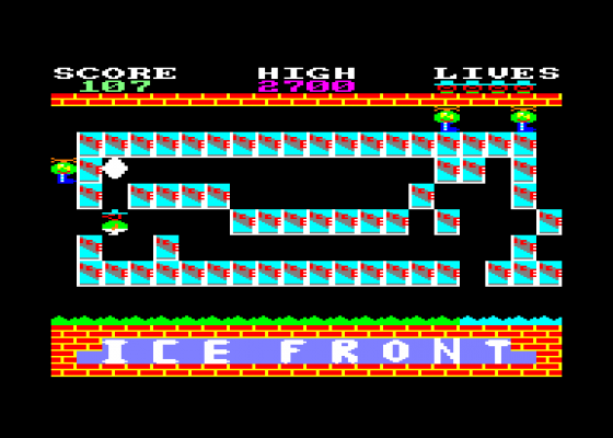 Ice Front Screenshot 1 (Amstrad CPC464)
