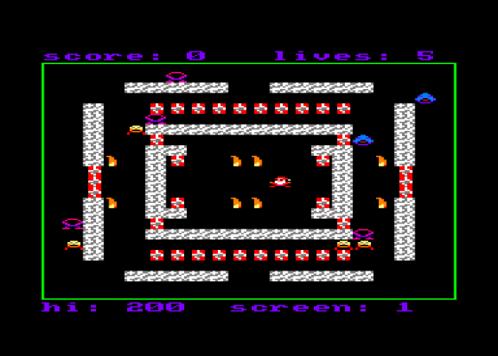 Save Santa Screenshot 1 (Amstrad CPC464)