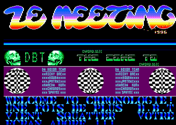 Ze Meeting 96-97 Compilation Screenshot 5 (Amstrad CPC464)