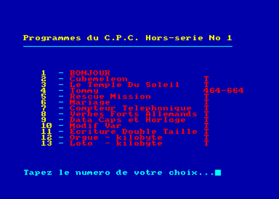 Disque CPC HS 01