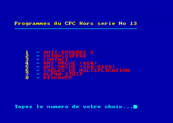 Disque CPC HS 13