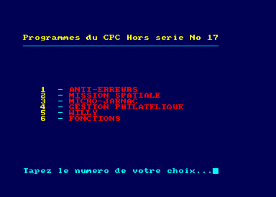 Disque CPC HS 17