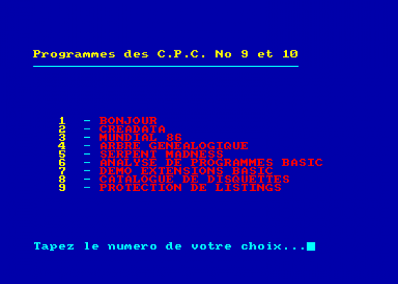 Disque CPC No 05